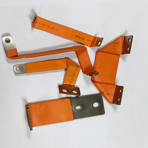 مخصص الصلبة الألومنيوم النحاس احباط بسبار مرنة مع يتقلص قذيفة بلاستيكية لربط البطارية